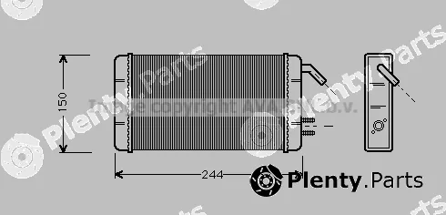 Prasco FT6082 — Heat Exchanger, interior heating