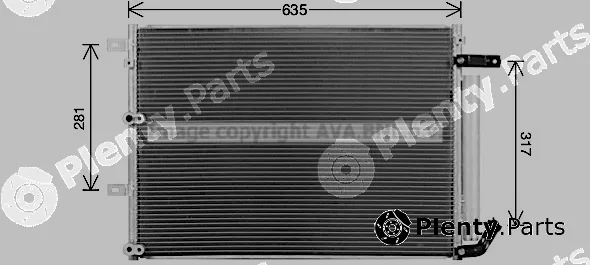 Prasco JE5081D — Condenser, air conditioning