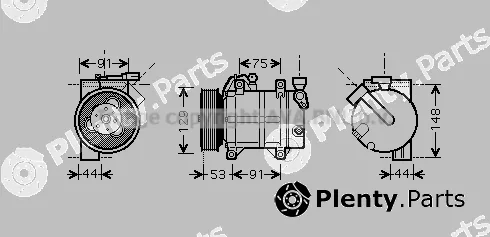 Prasco DNK307 — Compressor, air conditioning