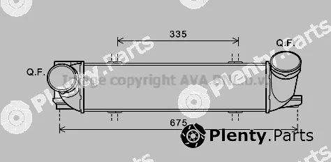 Prasco BW4438 — Charge Air Cooler
