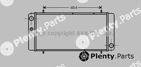 Prasco AU2098 — Radiator, engine cooling