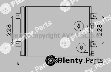Prasco RT5467D — Condenser, air conditioning