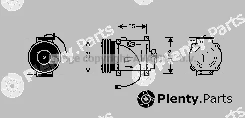 Prasco MZK132 — Compressor, air conditioning