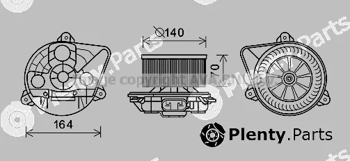 Prasco OL8623 — Electric Motor, interior blower