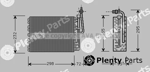 Prasco ALV008 — Evaporator, air conditioning