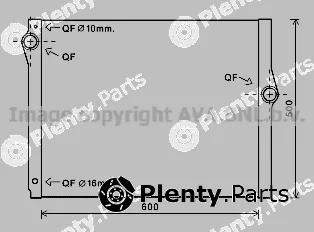 Prasco BW2420 — Radiator, engine cooling