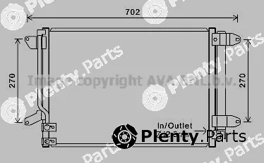Prasco VN5330D — Condenser, air conditioning