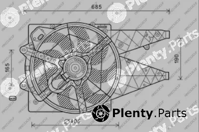 Prasco FT930F008 — Fan, engine cooling PrascoSelection