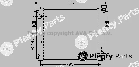 Prasco HRT2060 — Radiator, engine cooling
