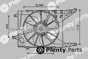 Prasco RT7549 — Fan, engine cooling