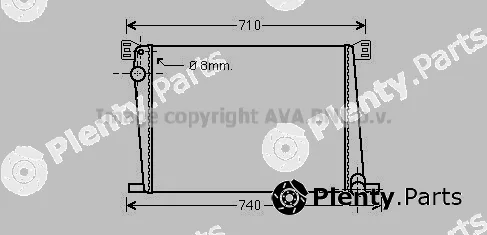 Prasco BWA2356 — Radiator, engine cooling