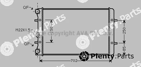 Prasco AI2155 — Radiator, engine cooling