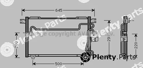 Prasco IS5024 — Condenser, air conditioning