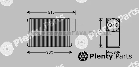 Prasco SA6017 — Heat Exchanger, interior heating