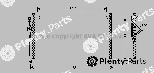 Prasco KA5060 — Condenser, air conditioning