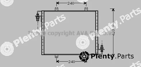 Prasco RT5175 — Condenser, air conditioning