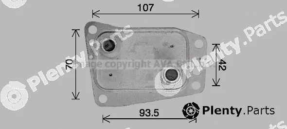 Prasco CN3327 — Oil Cooler, engine oil