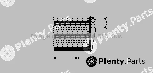 Prasco VNA6229 — Heat Exchanger, interior heating