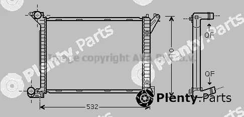 Prasco BWA2263 — Radiator, engine cooling