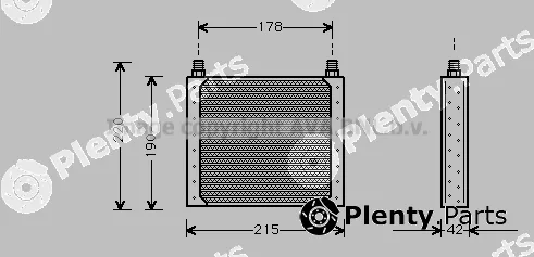 Prasco RT3146 — Oil Cooler, engine oil