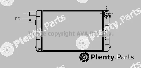 Prasco SB2001 — Radiator, engine cooling