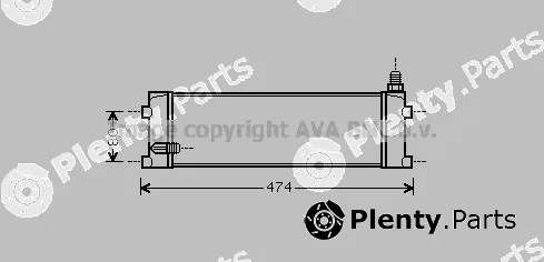 Prasco RE3046 — Oil Cooler, engine oil