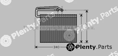 Prasco OLV399 — Evaporator, air conditioning