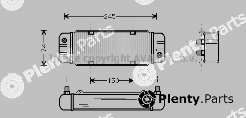 Prasco AI3131 — Oil Cooler, engine oil