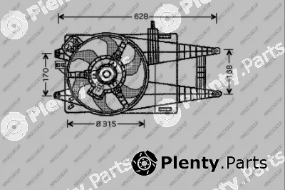 Prasco FT133F009 — Fan, engine cooling PrascoSelection