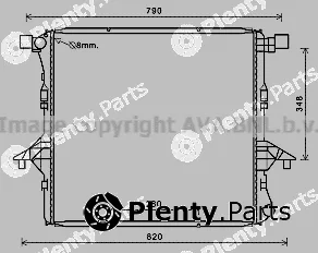 Prasco VNA2363 — Radiator, engine cooling