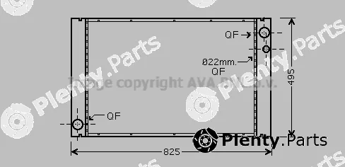 Prasco AI2289 — Radiator, engine cooling