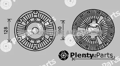 Prasco DFC055 — Clutch, radiator fan