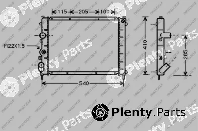Prasco RN320R006 — Radiator, engine cooling PrascoSelection