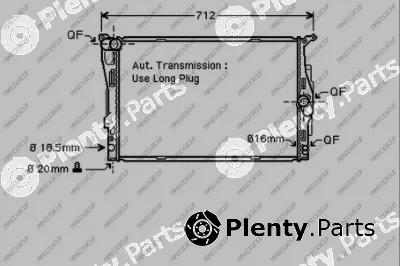 Prasco BM024R005 — Radiator, engine cooling PrascoSelection