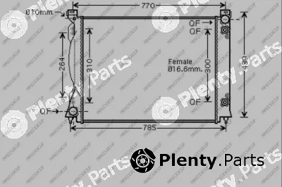 Prasco AD034R009 — Radiator, engine cooling PrascoSelection