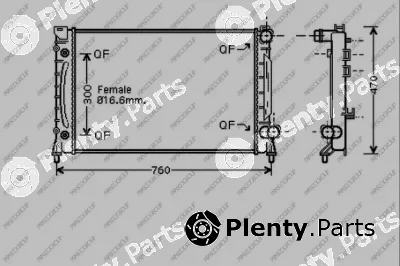 Prasco AD032R018 — Radiator, engine cooling PrascoSelection