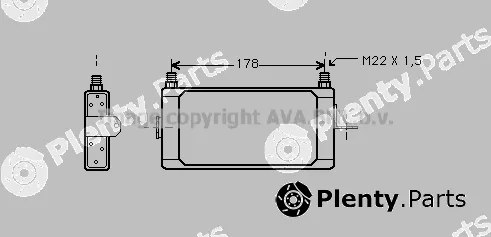 Prasco PE3153 — Oil Cooler, engine oil