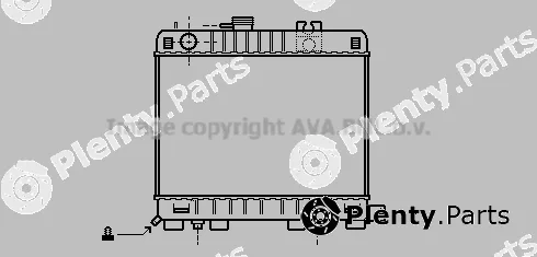 Prasco BW2042 — Radiator, engine cooling