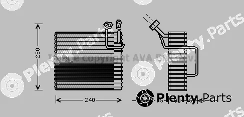 Prasco JEV024 — Evaporator, air conditioning