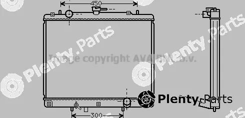 Prasco MT2140 — Radiator, engine cooling