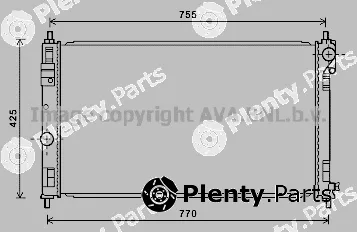 Prasco CRA2121 — Radiator, engine cooling