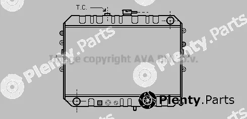 Prasco MZ2045 — Radiator, engine cooling