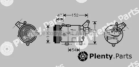 Prasco BWAK076 — Compressor, air conditioning