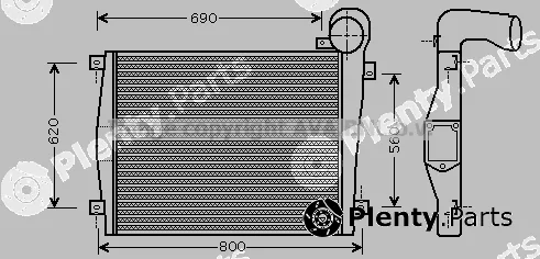 Prasco ME4186 — Charge Air Cooler