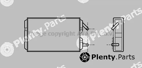 Prasco VO6041 — Heat Exchanger, interior heating