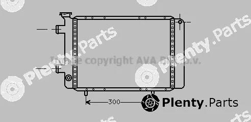 Prasco RT2062 — Radiator, engine cooling