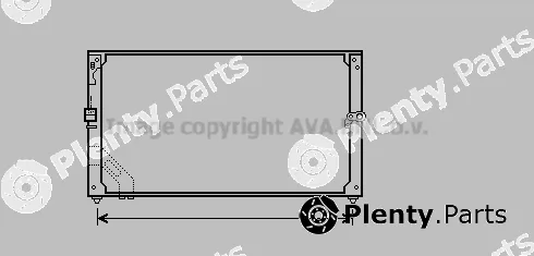 Prasco TO5166 — Condenser, air conditioning