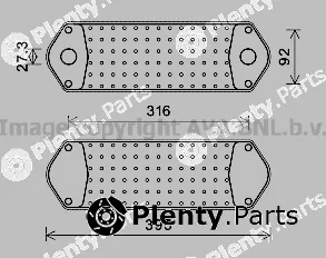 Prasco SC3044 — Oil Cooler, engine oil