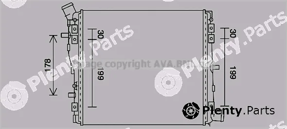 Prasco AI2424 — Radiator, engine cooling