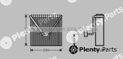 Prasco AIV022 — Evaporator, air conditioning